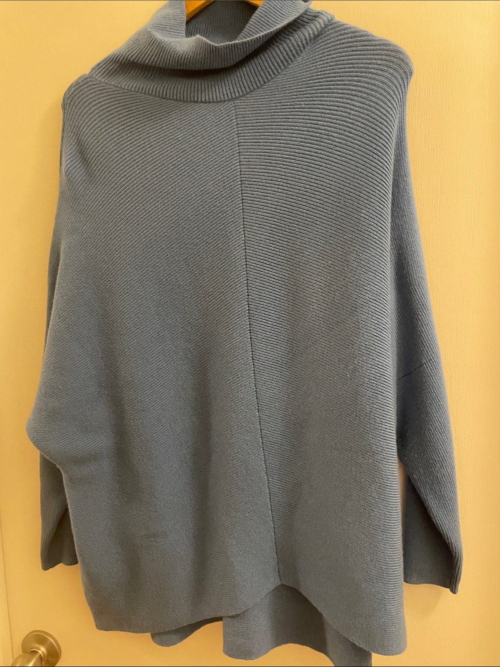 Amazon Gray Cowl Neck Knit Sweater